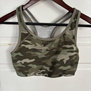 Victoria's Secret Green Camo Sports Bra